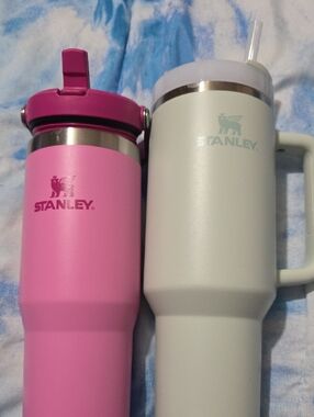 Stanley Pink and Baby Blue Duo Insulated Tumblers